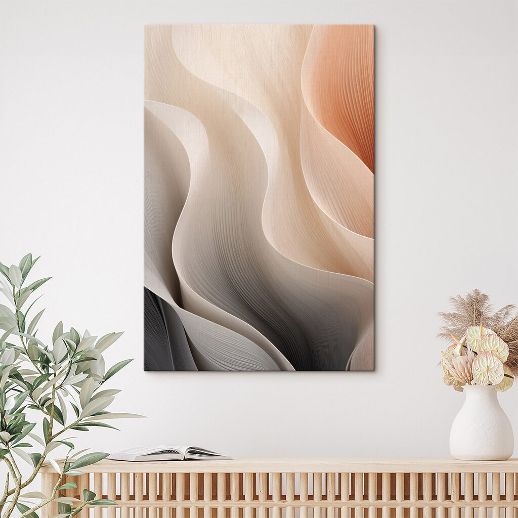Soft waves of color and form Soft waves of color and form