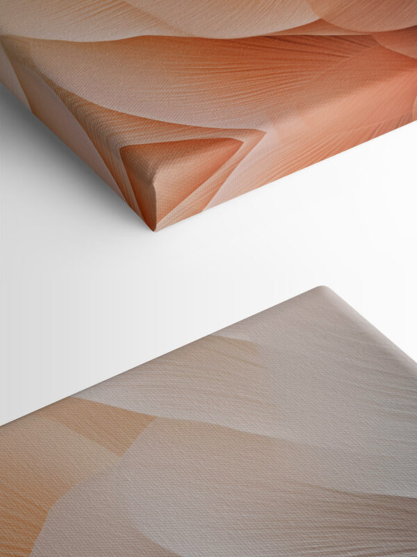 Soft hues blend in gentle waves Soft hues blend in gentle waves