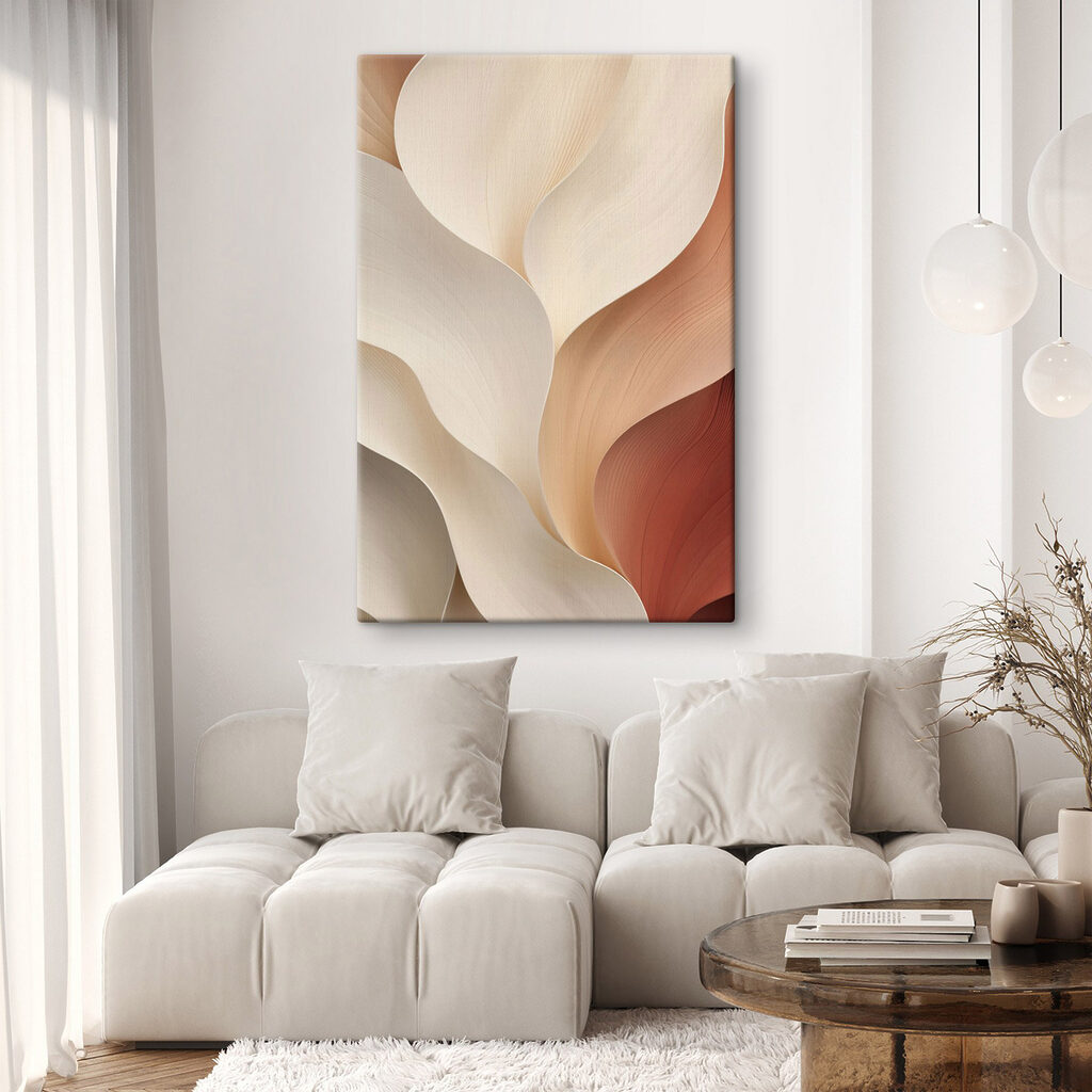 Mellow waves in soft hues Mellow waves in soft hues