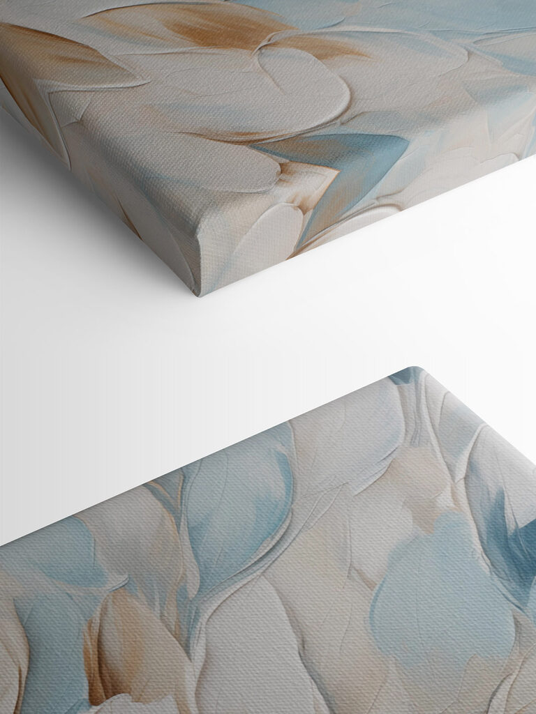 Elegant abstraction of soft colors