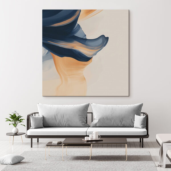 Flowing colors in soft harmony Flowing colors in soft harmony