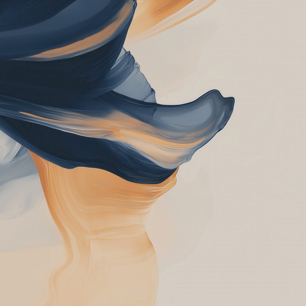 Flowing colors in soft harmony Flowing colors in soft harmony