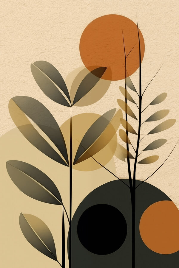 Nature-inspired minimalistic art design Nature-inspired minimalistic art design