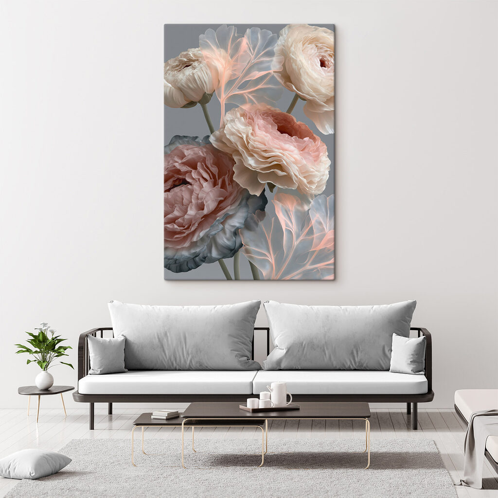 Delicate blooms in soft hues Delicate blooms in soft hues