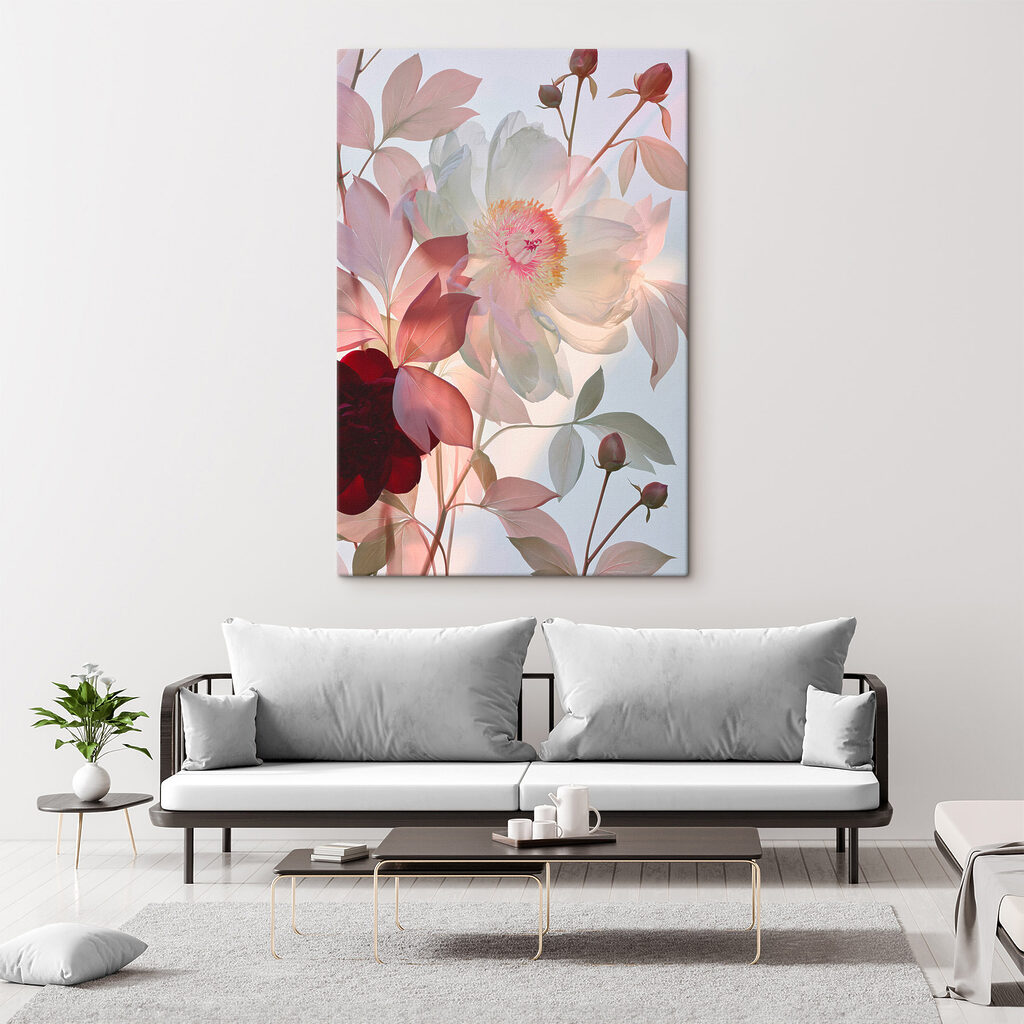 Delicate petals in soft hues