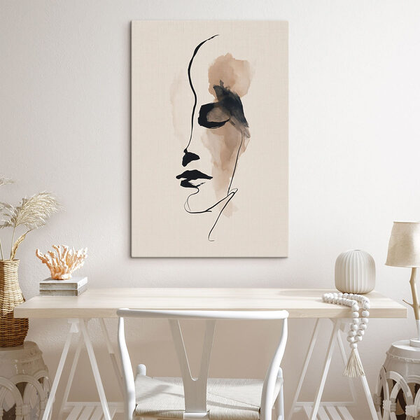 Tableaux Tableaux Dessin représentant le visage d'une femme (UGS : s49347)