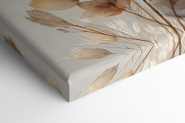 Delicate leaves and blooms merge beautifully