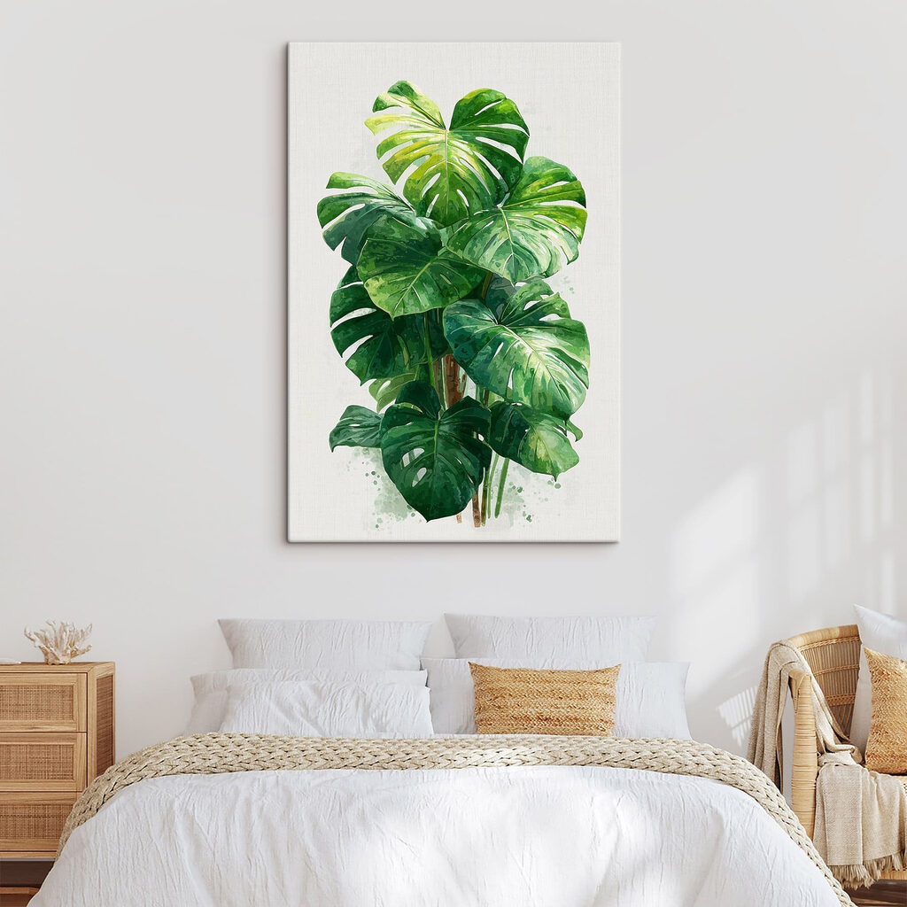 Large green plant with large leaves Large green plant with large leaves
