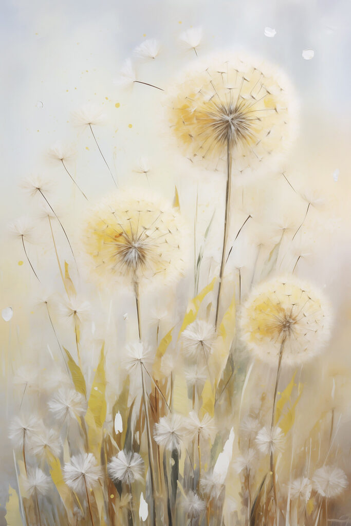 Soft blooms dancing in gentle breeze Soft blooms dancing in gentle breeze