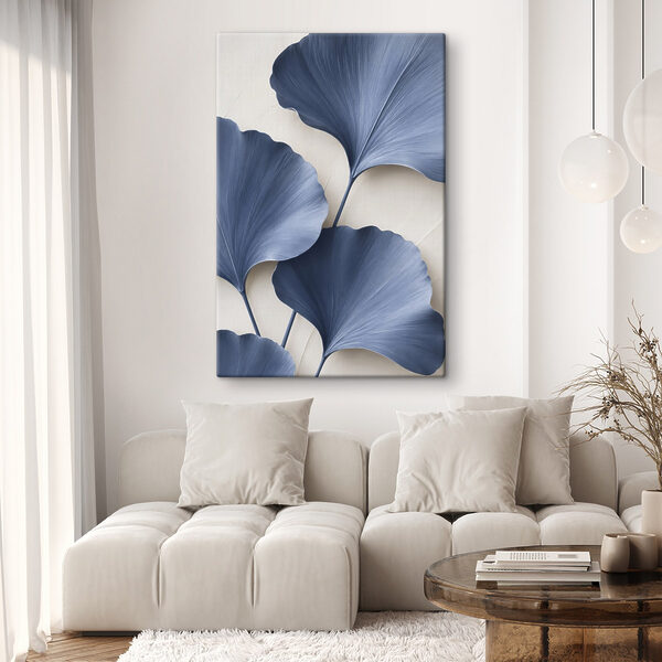 Group of blue leaves