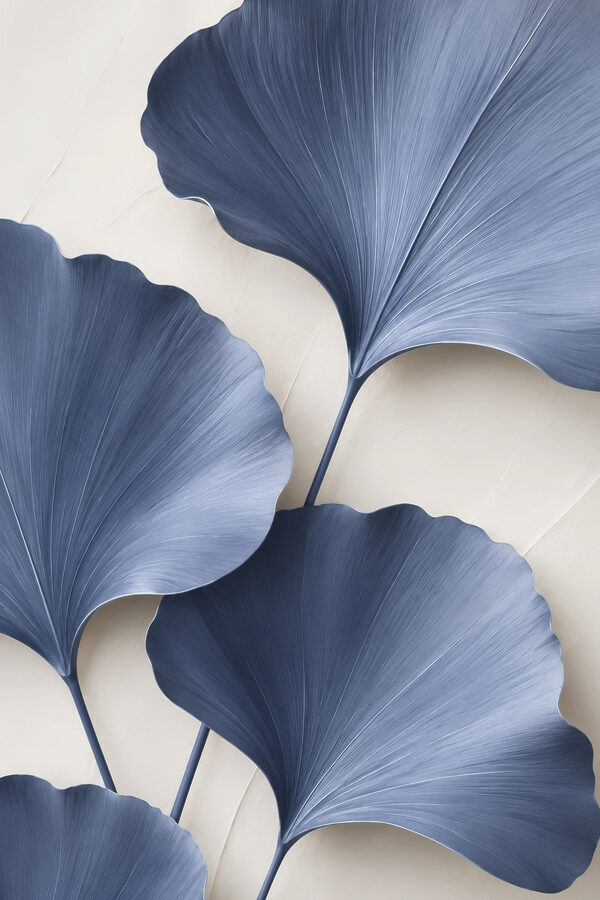 Group of blue leaves