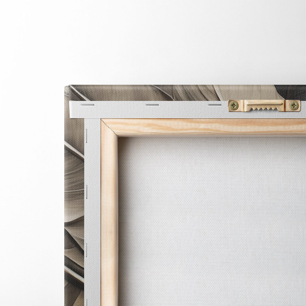 Soft, natural leaf patterns intertwine beautifully