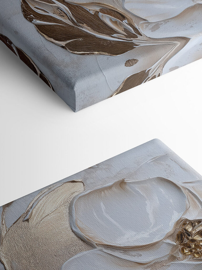 - Elegant floral artistry in soft tones