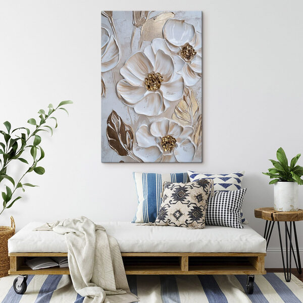 - Elegant floral artistry in soft tones
