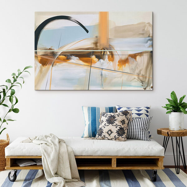 Painting of a curved object