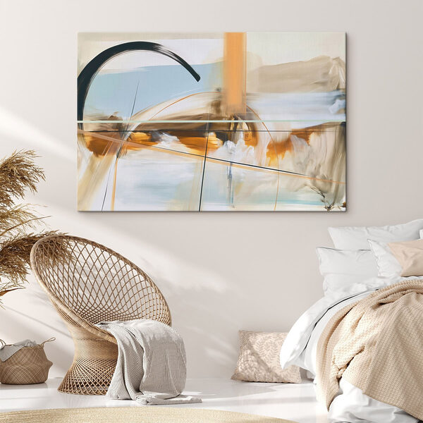 Painting of a curved object