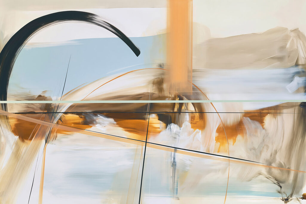 Painting of a curved object