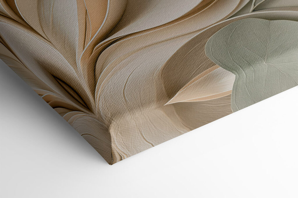 Nature-inspired layered paper design