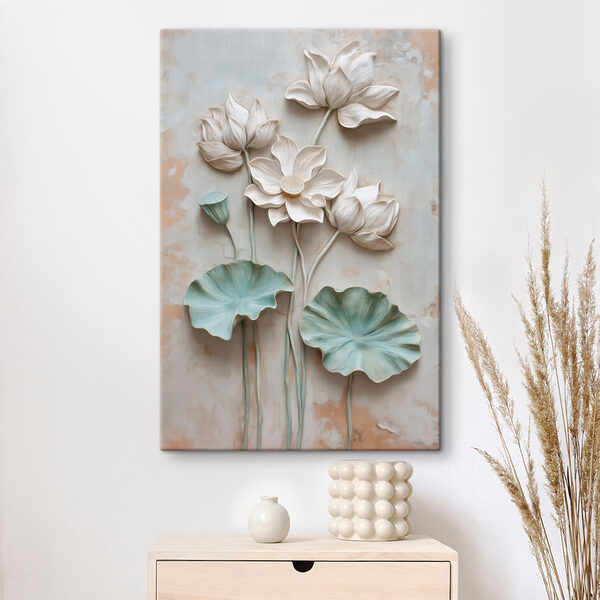Radiant blooms in peaceful hues