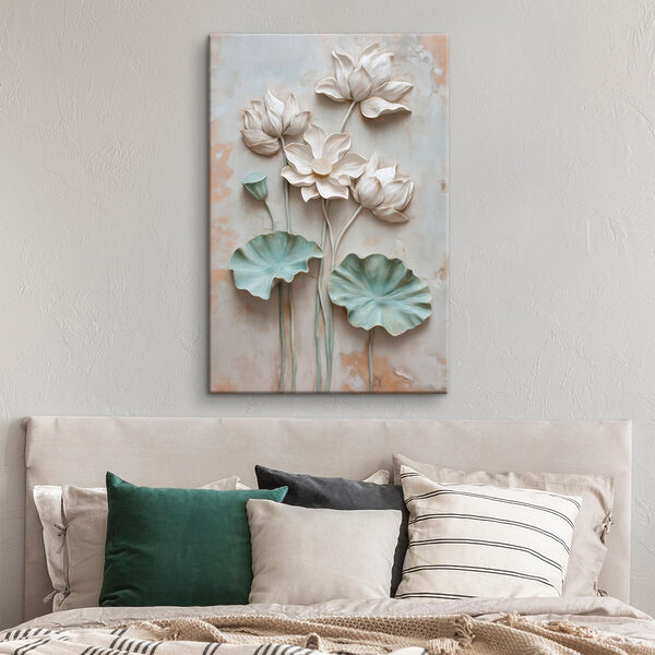 Radiant blooms in peaceful hues