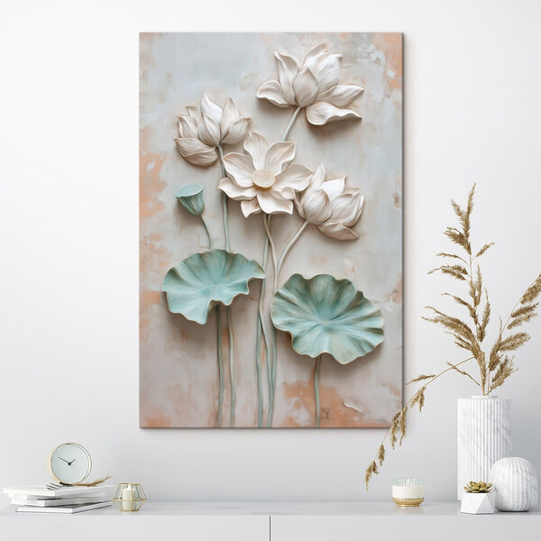 Radiant blooms in peaceful hues