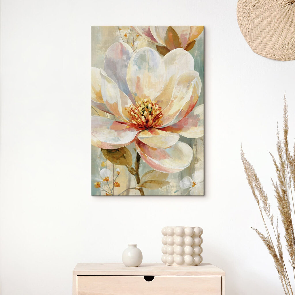 Delicate bloom in soft pastel hues Delicate bloom in soft pastel hues