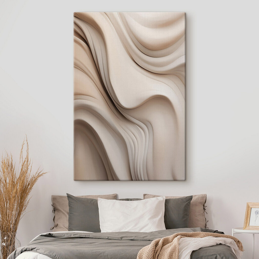 Des vagues ondulantes aux teintes douces Des vagues ondulantes aux teintes douces