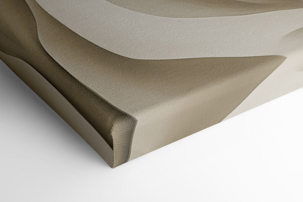 White wavy surface with curves White wavy surface with curves