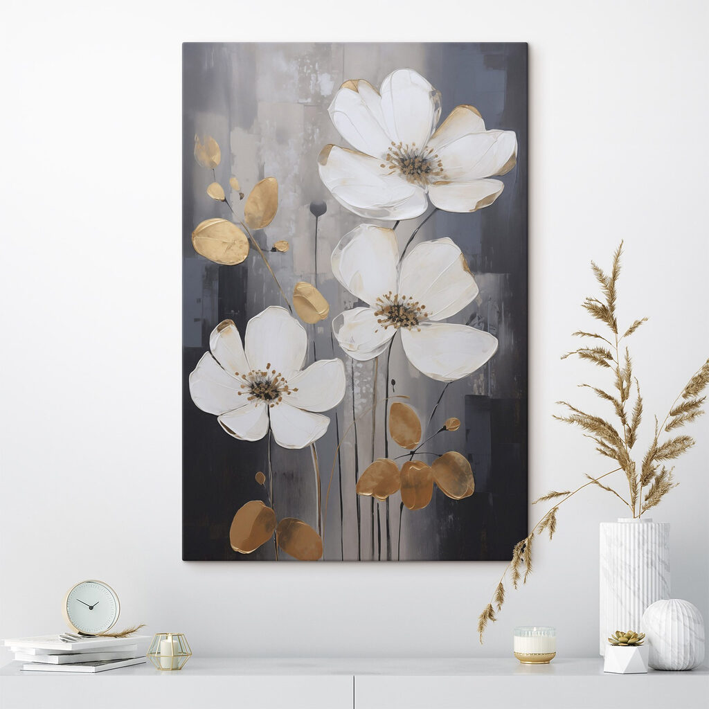 Majestic blooms in neutral tones Majestic blooms in neutral tones