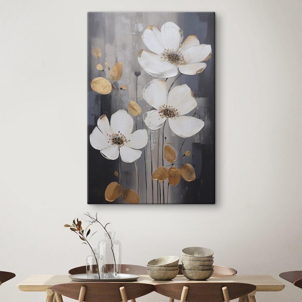 Majestic blooms in neutral tones Majestic blooms in neutral tones