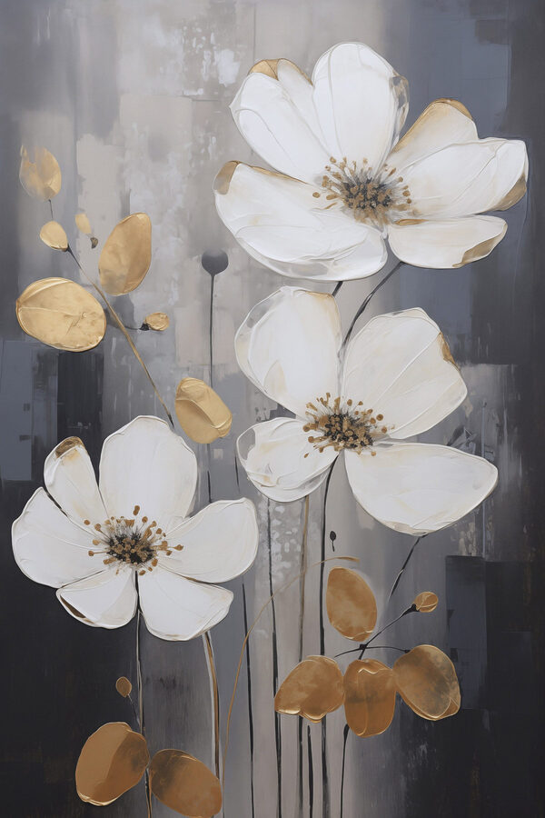 Majestic blooms in neutral tones Majestic blooms in neutral tones