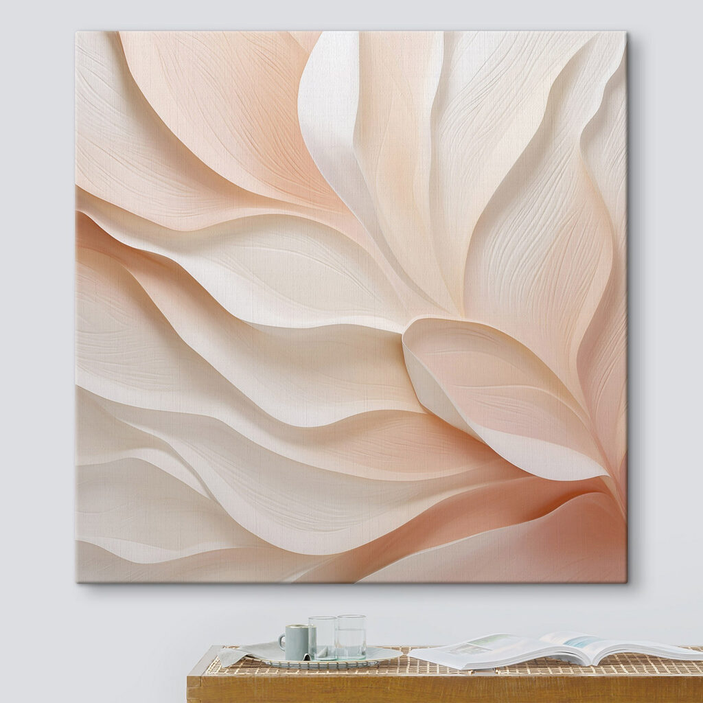 Soft curves in delicate shades Soft curves in delicate shades