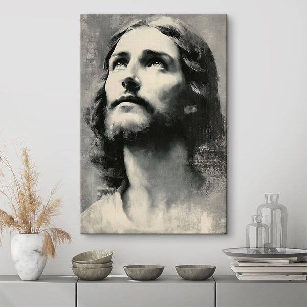 Tableaux Un homme levant les yeux vers le ciel (UGS : s49091) Tableaux Tableaux Un homme levant les yeux vers le ciel (UGS : s49091)
