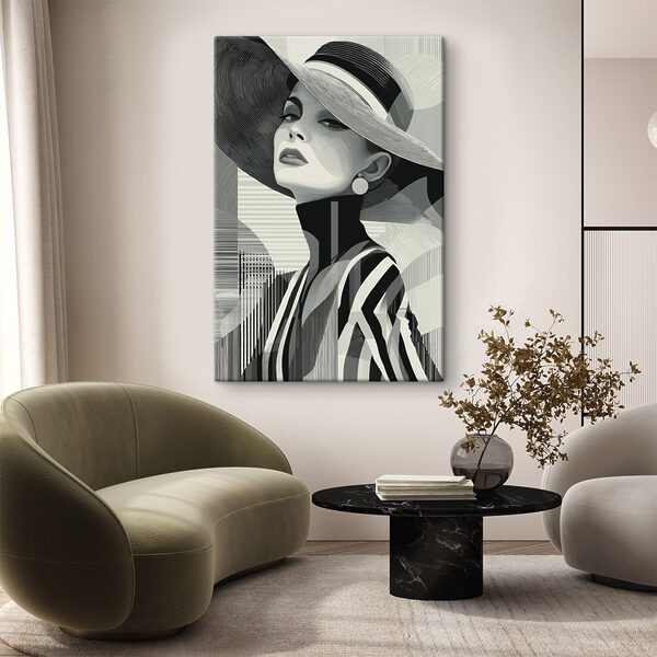 Woman wearing a hat
