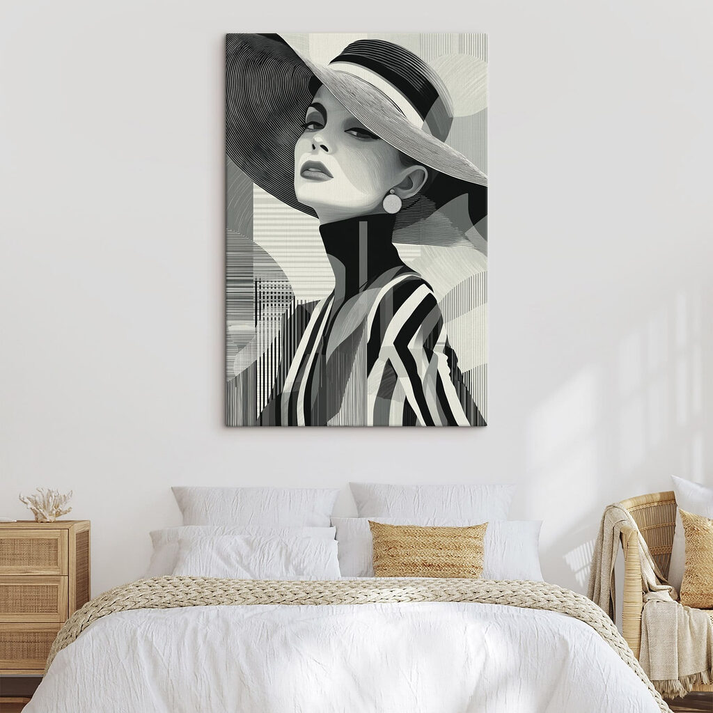 Woman wearing a hat