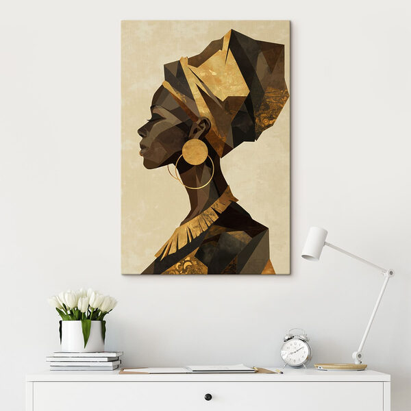 Profil d'une femme portant un turban Tableaux Profil d'une femme portant un turban