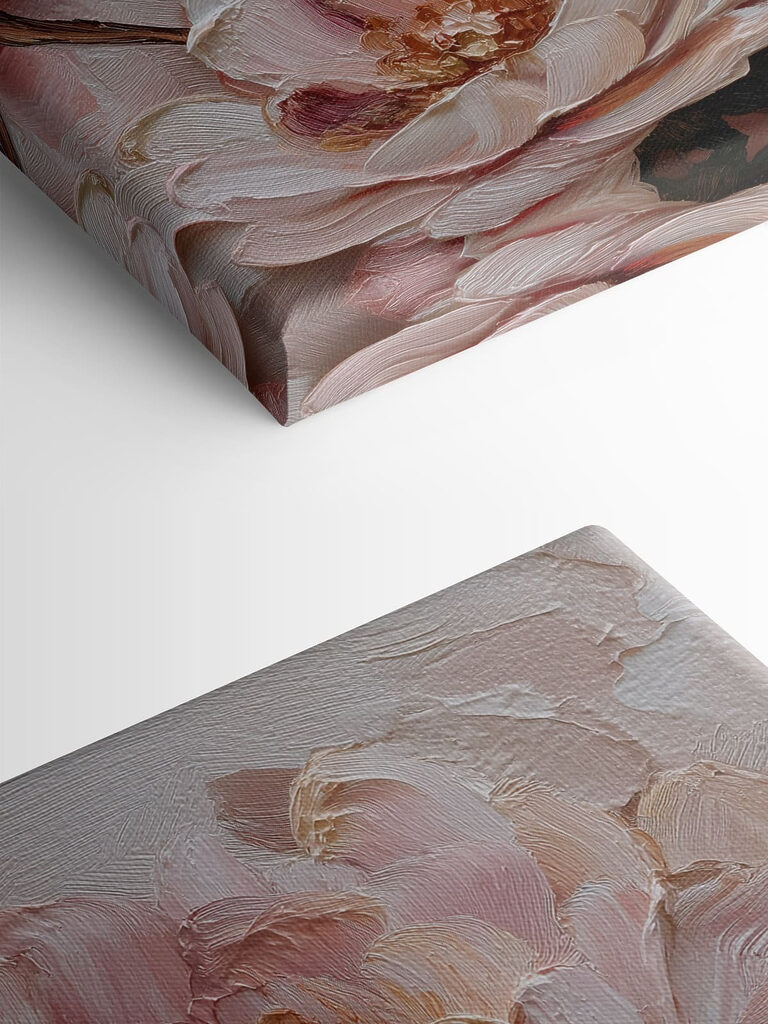 Delicate blooms in soft hues