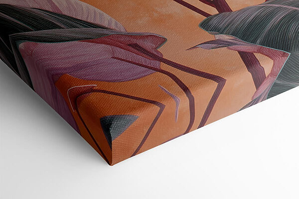 - Delicate leaves against warm backdrop - Delicate leaves against warm backdrop