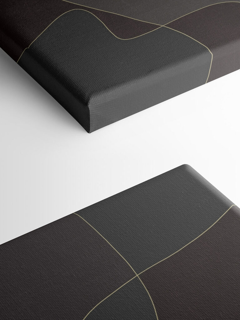Des lignes dynamiques sur une toile sombre Des lignes dynamiques sur une toile sombre