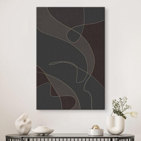 Tableaux Des lignes dynamiques sur une toile sombre (UGS : s48997) Tableaux Tableaux Des lignes dynamiques sur une toile sombre (UGS : s48997)