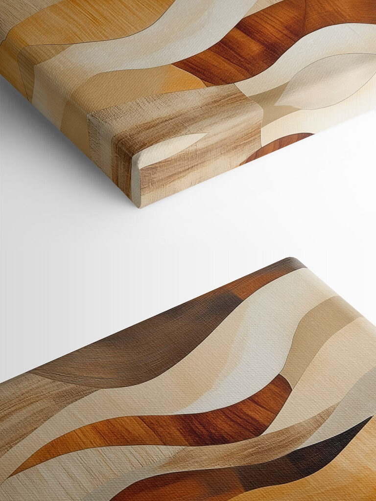 Pattern of wavy lines
