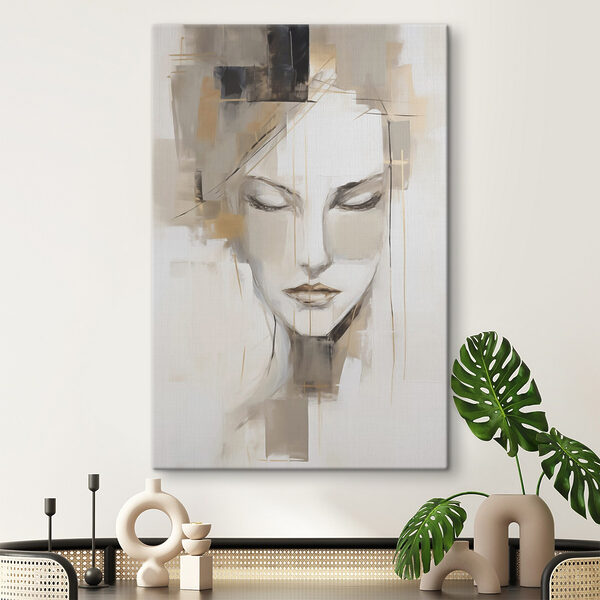 Peinture représentant le visage d'une femme Tableaux Peinture représentant le visage d'une femme
