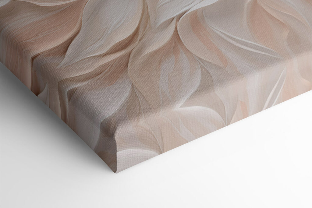 White and pink leafy pattern White and pink leafy pattern