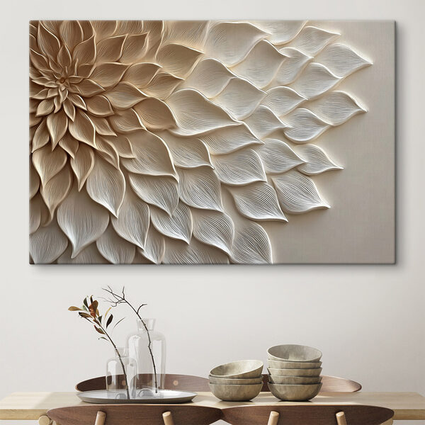 Tableaux Motif floral élégant aux tons doux (UGS : s48425) Tableaux Tableaux Motif floral élégant aux tons doux (UGS : s48425)