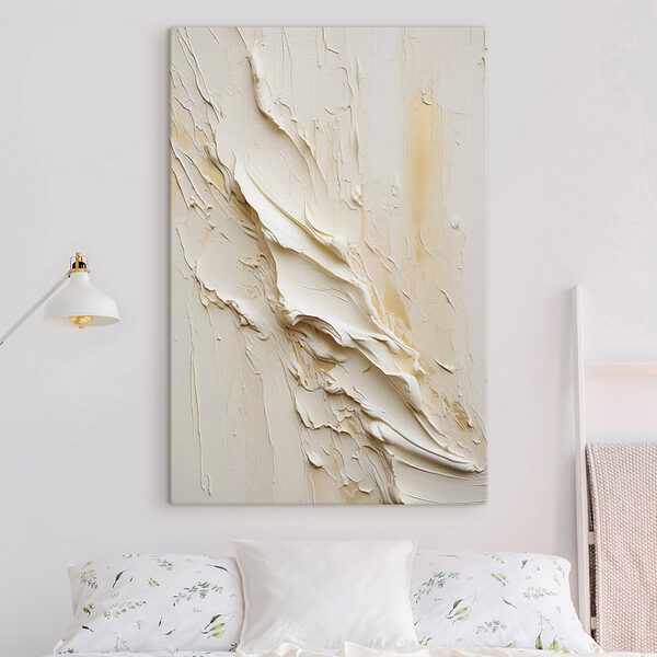 White wall with white paint