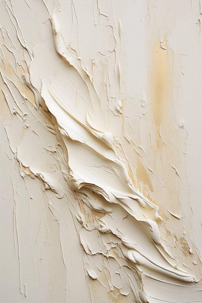White wall with white paint