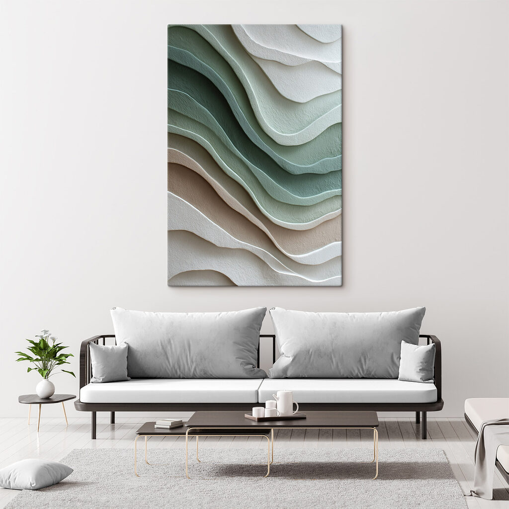Waves of soft, natural tones Waves of soft, natural tones