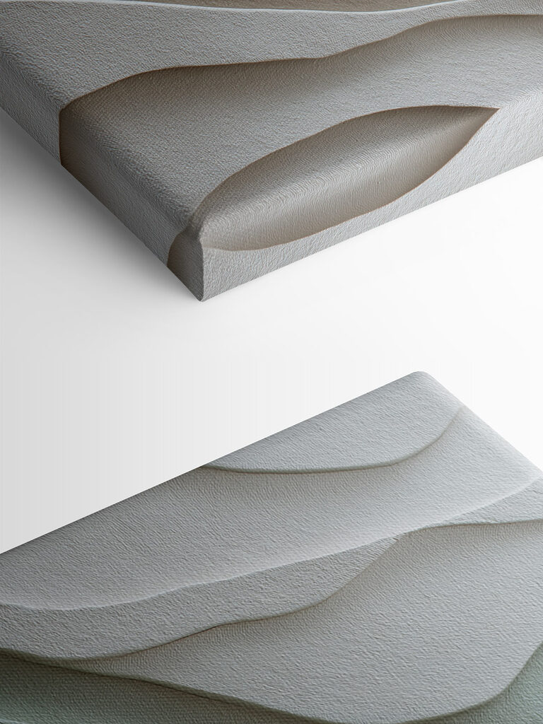 Waves of soft, natural tones Waves of soft, natural tones