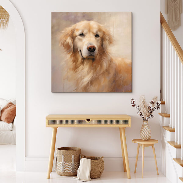 Happy pup with soulful eyes