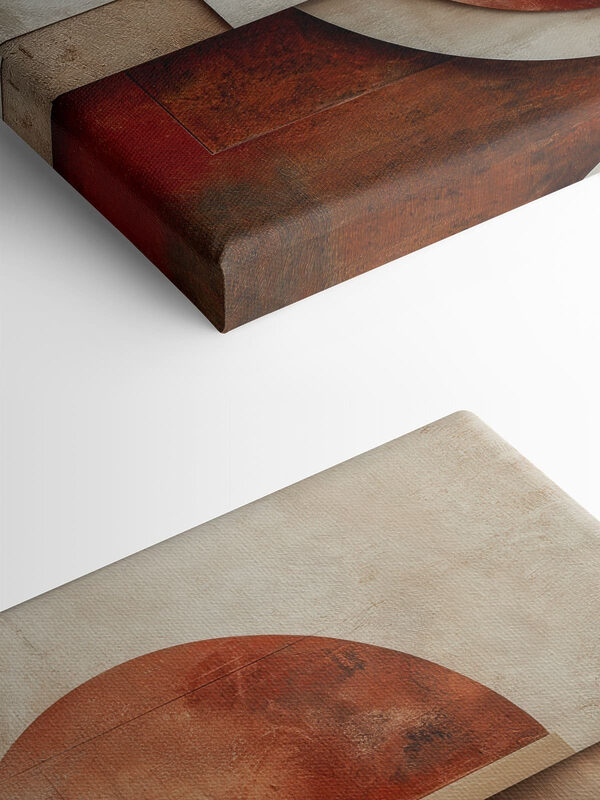 Abstract shapes in warm tones Abstract shapes in warm tones